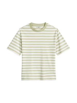 T-shirt z nadrukiem Marc O'Polo zielony