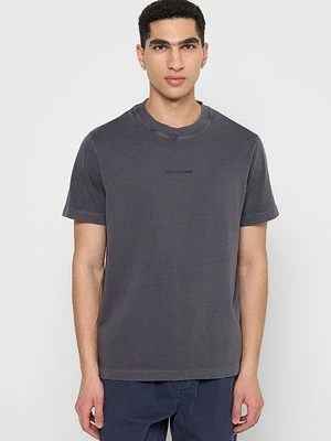 T-shirt z nadrukiem Marc O'Polo szary