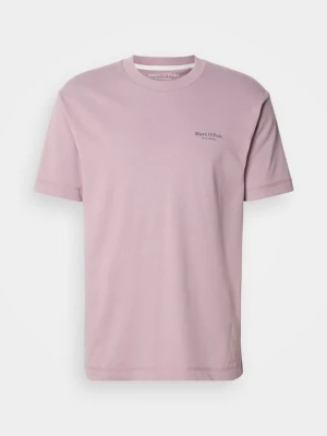 T-shirt z nadrukiem Marc O'Polo fioletowy