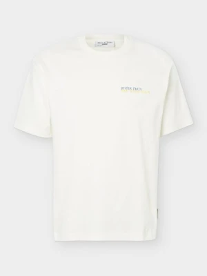 T-shirt z nadrukiem Marc O'Polo mleczny