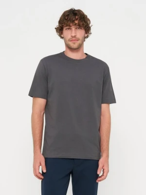 T-shirt z nadrukiem Marc O'Polo szary