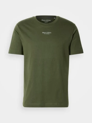 T-shirt z nadrukiem Marc O'Polo zielony