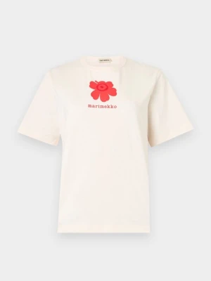 T-shirt z nadrukiem Marimekko jasnoróżowy