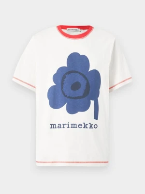 T-shirt z nadrukiem Marimekko mleczny