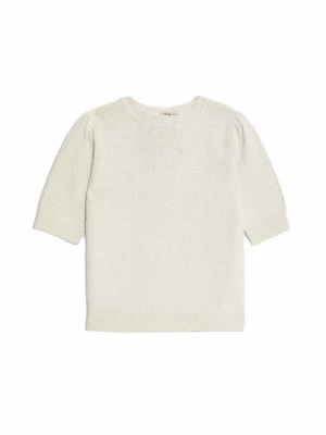 T-shirt z nadrukiem Marks & Spencer beżowy