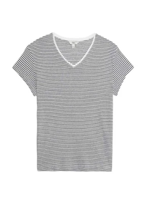 T-shirt z nadrukiem Marks & Spencer biały