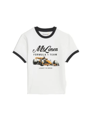 T-shirt z nadrukiem Marks & Spencer biały