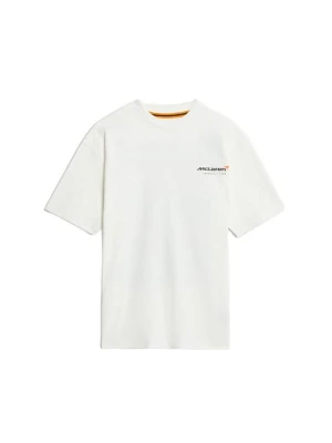 T-shirt z nadrukiem Marks & Spencer mleczny