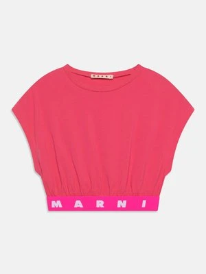 T-shirt z nadrukiem Marni