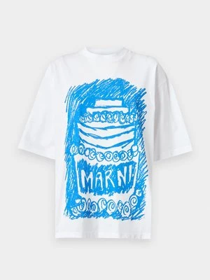 T-shirt z nadrukiem Marni