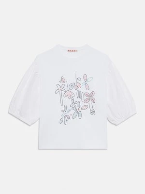 T-shirt z nadrukiem Marni