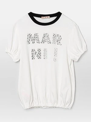 T-shirt z nadrukiem Marni