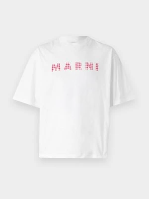T-shirt z nadrukiem Marni