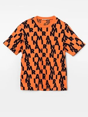 T-shirt z nadrukiem Marni