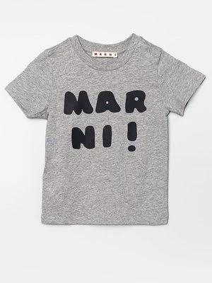 T-shirt z nadrukiem Marni