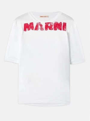 T-shirt z nadrukiem Marni
