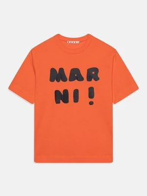 T-shirt z nadrukiem Marni