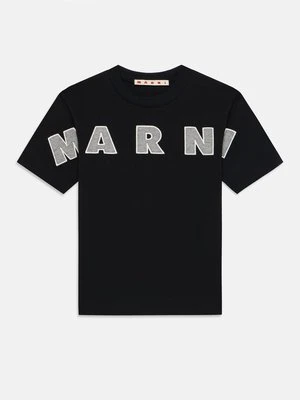 T-shirt z nadrukiem Marni
