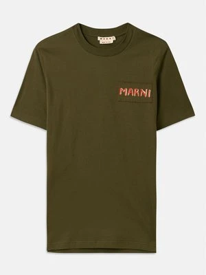 T-shirt z nadrukiem Marni