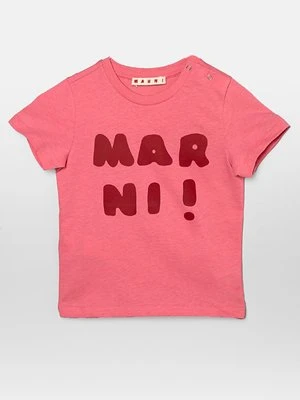 T-shirt z nadrukiem Marni
