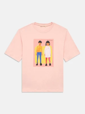 T-shirt z nadrukiem Marni