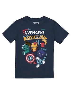 T-shirt z nadrukiem Marvel