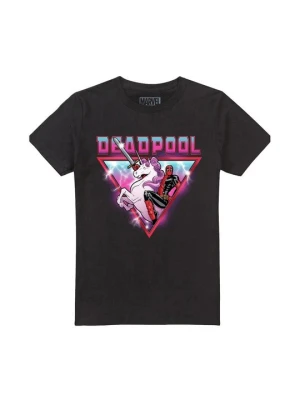 T-shirt z nadrukiem Marvel czarny