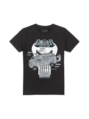 T-shirt z nadrukiem Marvel czarny