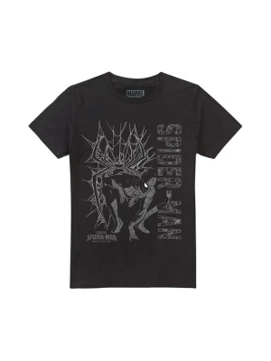 T-shirt z nadrukiem Marvel czarny