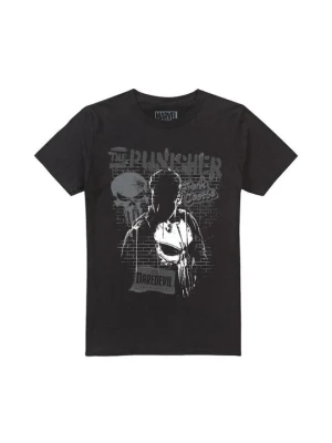 T-shirt z nadrukiem Marvel czarny