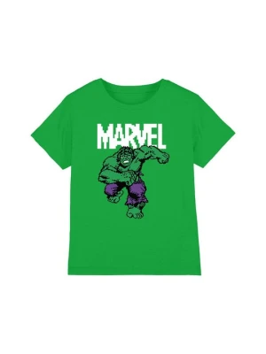 T-shirt z nadrukiem Marvel zielony