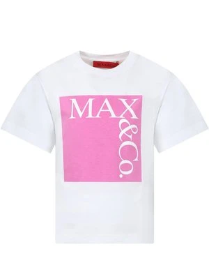 T-shirt z nadrukiem MAX&Co.