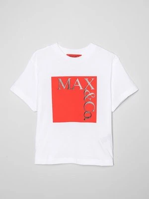 T-shirt z nadrukiem MAX&Co.