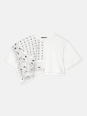 T-shirt z nadrukiem MCM