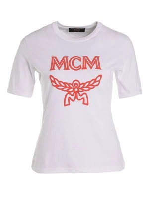 T-shirt z nadrukiem MCM