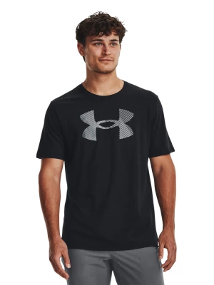 T-shirt z nadrukiem męski Under Armour UA Big Logo Fill - czarny