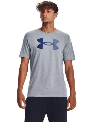 T-shirt z nadrukiem męski Under Armour UA Big Logo Fill - szary