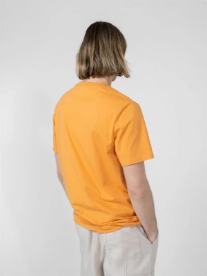 T-shirt z nadrukiem męski - żółty OUTHORN