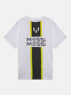 T-shirt z nadrukiem Messi biały