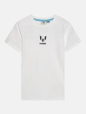 T-shirt z nadrukiem Messi biały