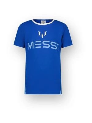 T-shirt z nadrukiem Messi niebieski