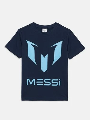 T-shirt z nadrukiem Messi granatowy