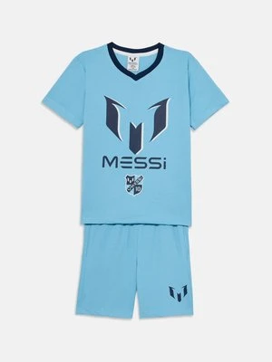 T-shirt z nadrukiem Messi jasnoniebieski