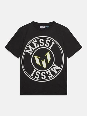 T-shirt z nadrukiem Messi ciemnoszary