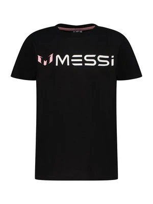 T-shirt z nadrukiem Messi czarny