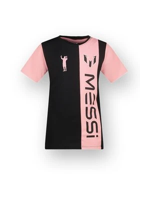 T-shirt z nadrukiem Messi czarny