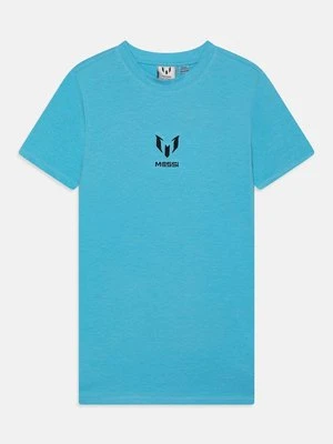 T-shirt z nadrukiem Messi jasnoniebieski