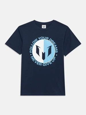 T-shirt z nadrukiem Messi granatowy