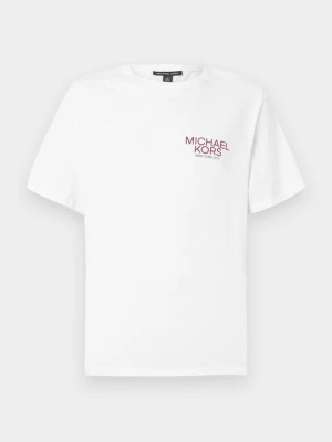 T-shirt z nadrukiem Michael Kors biały