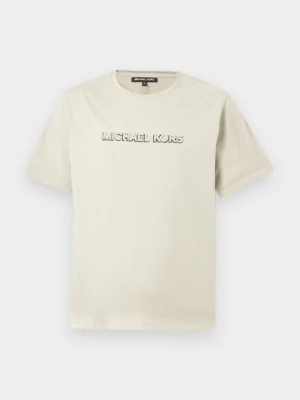 T-shirt z nadrukiem Michael Kors kamień
